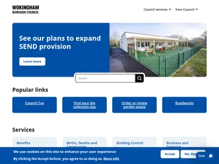 Wokingham Borough Council platform preview