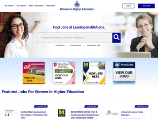 Women in Higher Education screenshot preview Women in Higher Education screenshot preview