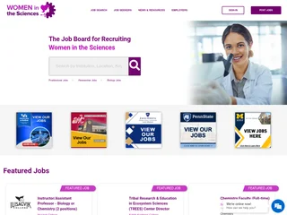 Women in the Sciences platform preview Women in the Sciences platform preview