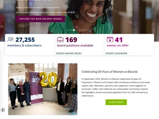 Women on Boards screenshot preview Women on Boards screenshot preview