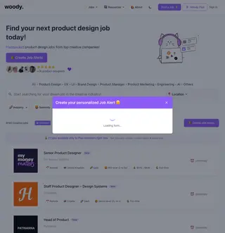WoodyJobs platform preview