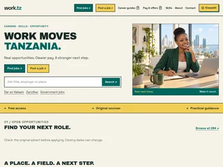 Work.tz screenshot preview