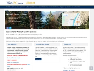 WorkBC Centre Lillooet screenshot preview