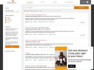 WorkCompJobs screenshot preview