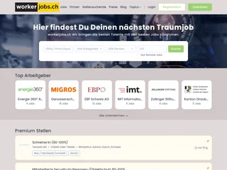 Workerjobs.ch platform preview