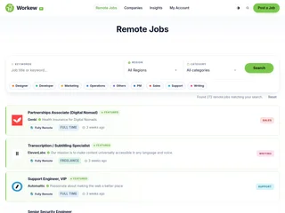 Workew platform preview
