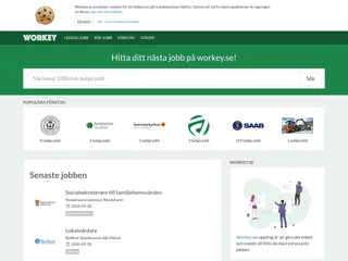 Workey.se screenshot preview