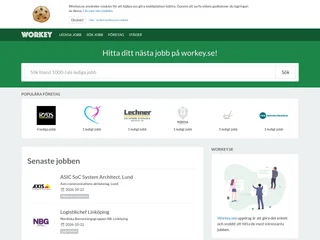 Workey.se platform preview Workey.se platform preview