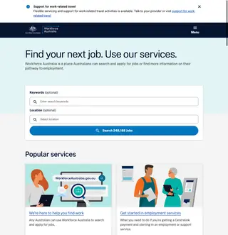 Workforce Australia platform preview