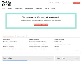 Work for Good platform preview