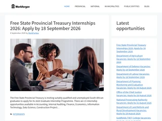 WorkforGov.co.za screenshot preview WorkforGov.co.za screenshot preview