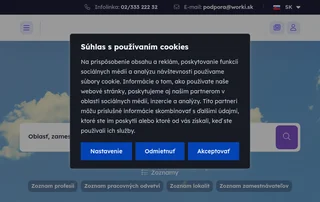 Worki.sk screenshot preview