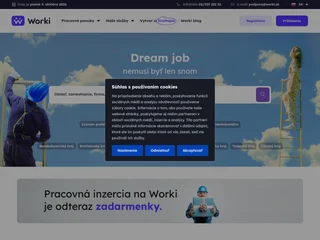 Worki.sk platform preview Worki.sk platform preview