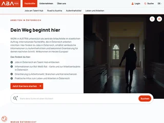 WORK in AUSTRIA platform preview