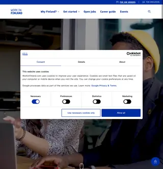 Work in Finland platform preview