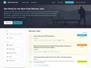 Working Nomads platform preview Working Nomads platform preview
