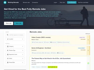 Working Nomads platform preview