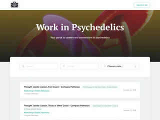 Work in Psychedelics platform preview Work in Psychedelics platform preview