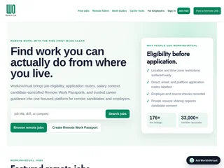 WorkinVirtual platform preview