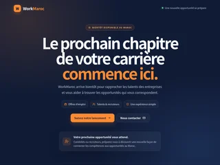 WorkMaroc platform preview