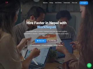 Work Nepali platform preview Work Nepali platform preview