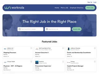 WorkNOLA screenshot preview