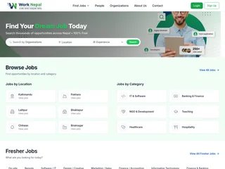 Work Nepal platform preview