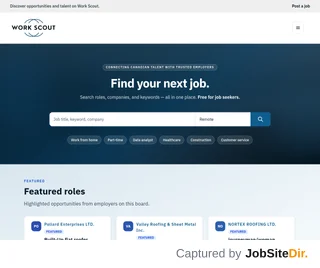 Work Scout platform preview