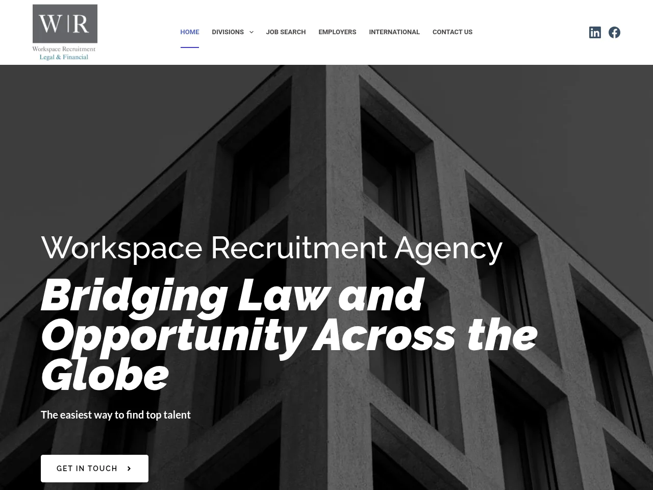 Workspace Recruitment screenshot Workspace Recruitment website screenshot