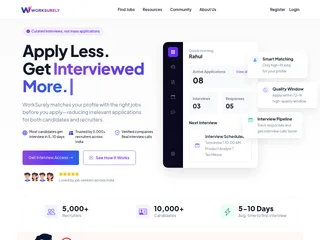 WorkSurely platform preview WorkSurely platform preview
