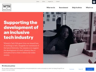 Women's Tech Hub screenshot preview