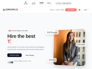 Xitamin Naukri platform preview