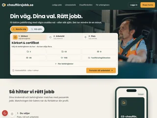Chaufförsjobb.se screenshot preview