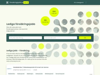 Försäkringsjobb.se platform preview Försäkringsjobb.se platform preview