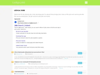 Lediga jobb screenshot preview
