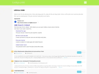 Lediga jobb screenshot preview