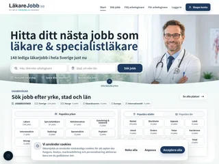 läkarejobb.se platform preview