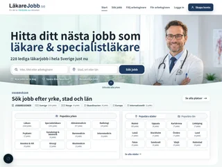 läkarejobb.se screenshot preview