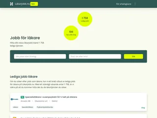 Läkarjobb.nu screenshot preview