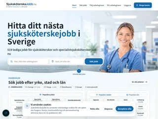 sjuksköterskajobb.nu platform preview sjuksköterskajobb.nu platform preview