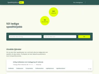 speditörjobb.se screenshot preview speditörjobb.se screenshot preview