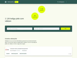 väktarjobb.se screenshot preview