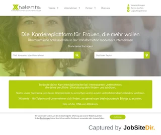 XXtalents platform preview