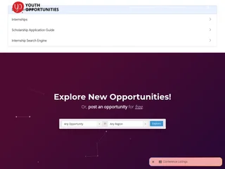 Youth Opportunities screenshot preview