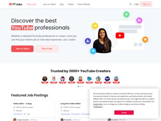 YT Jobs platform preview
