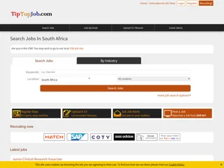 TipTopJob South Africa platform preview TipTopJob South Africa platform preview