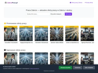 ZabrzePraca.pl platform preview