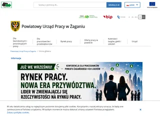 Powiatowy Urząd Pracy w Żaganiu screenshot preview