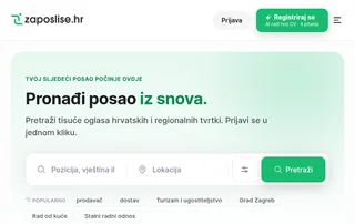 Zaposlise.hr screenshot preview Zaposlise.hr screenshot preview