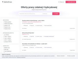 ZdalnaPraca platform preview ZdalnaPraca platform preview